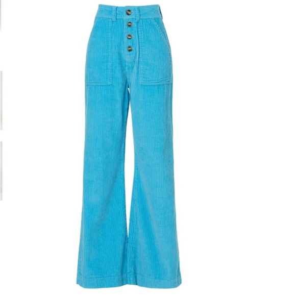 Rachel Antonoff Pants - Rachael Antonoff MIKE Corduroy wide leg Pant